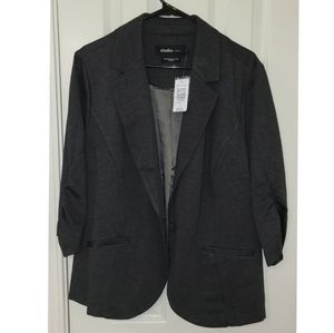 TORRID NWT Studio Ponte Charcoal Blazer - Size 3